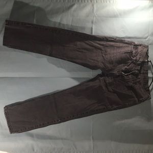 Black washed classic straight jeans